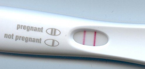 Image result for positive pregnancy test